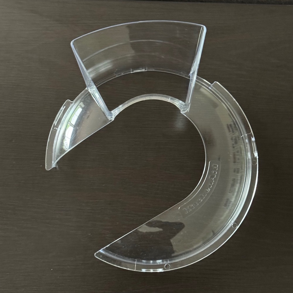 KitchenAid 9" Splash Gaurd Pouring Shield for Stand Mixer Clear